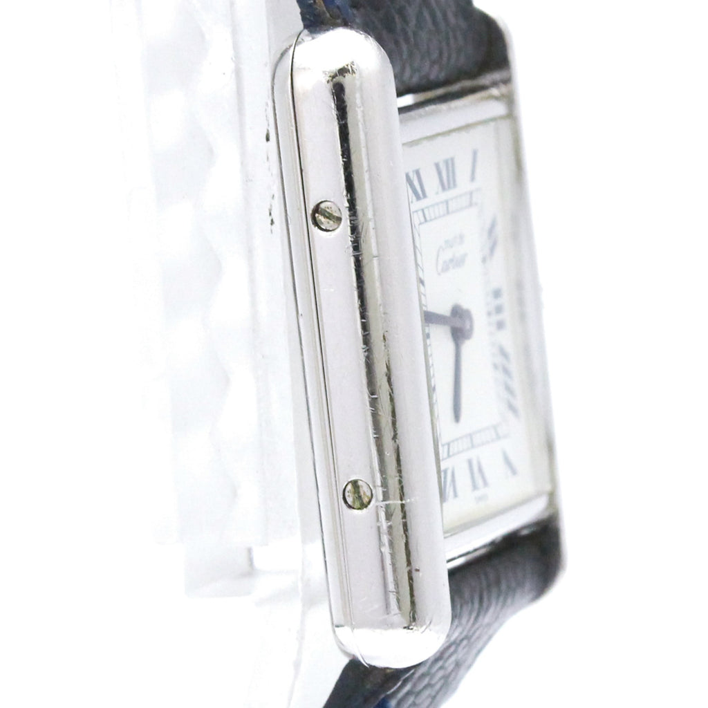 Cartier Must Tank · Sterling Silver · Quartz