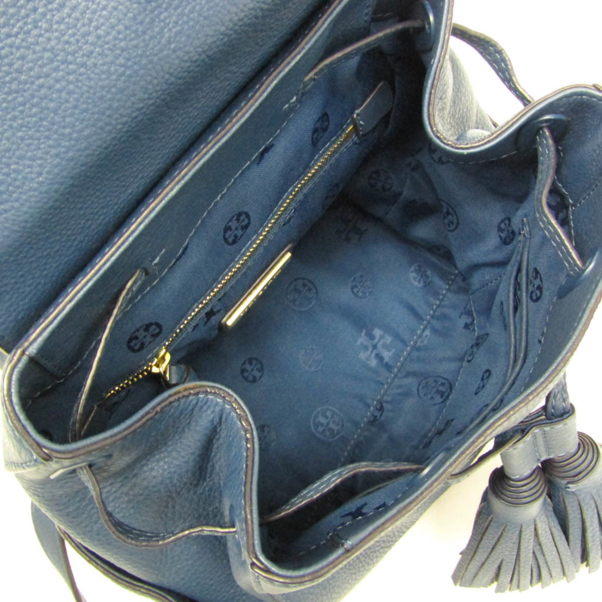 Tory Burch Fringe · Leather Backpack