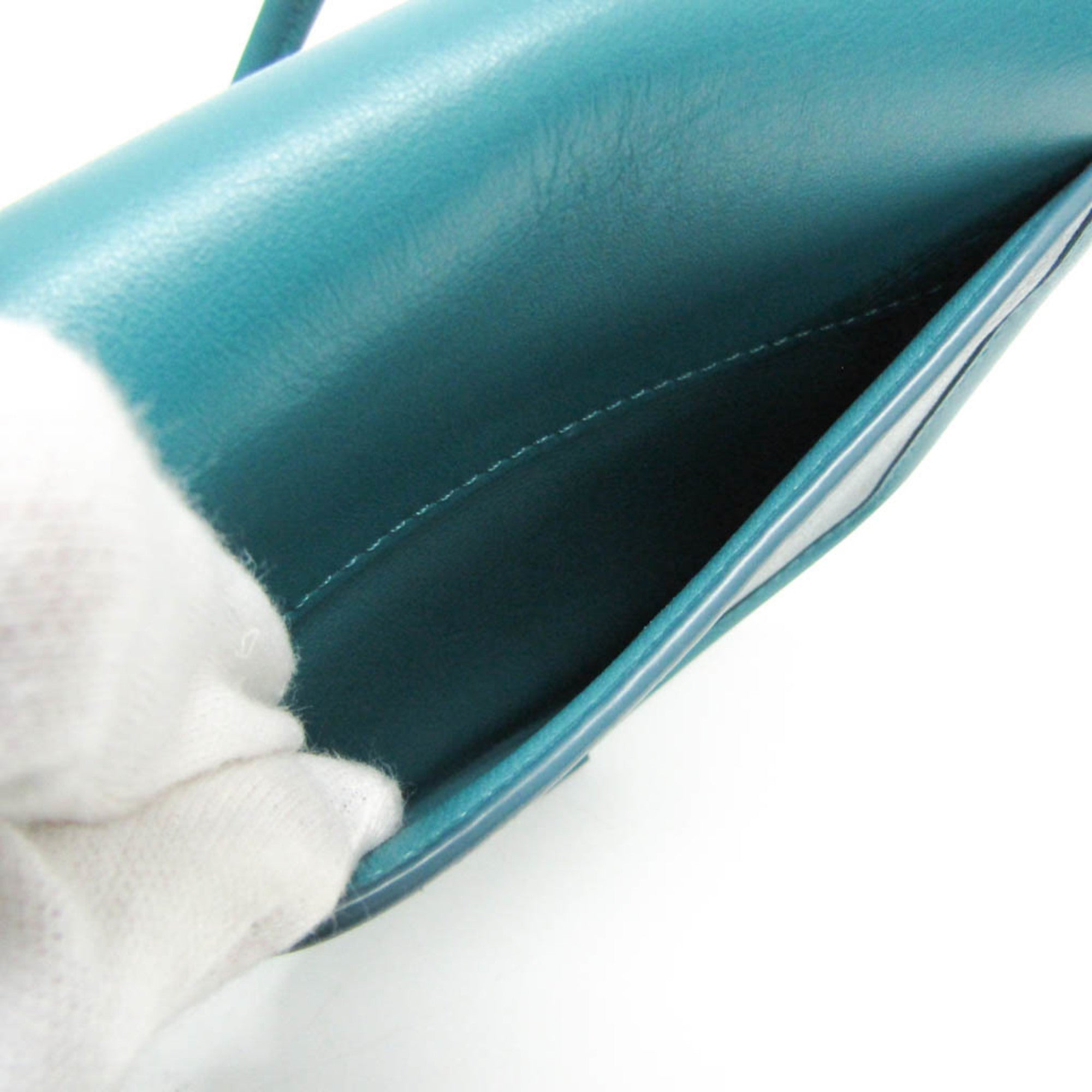 Coach Turn Lock · Leather Shoulder Bag