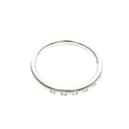Tiffany Stacking Band · Platinum · 8 Diamonds