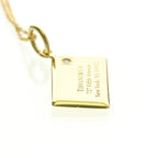 Tiffany Letter Envelope · Diamond · 18K Gold