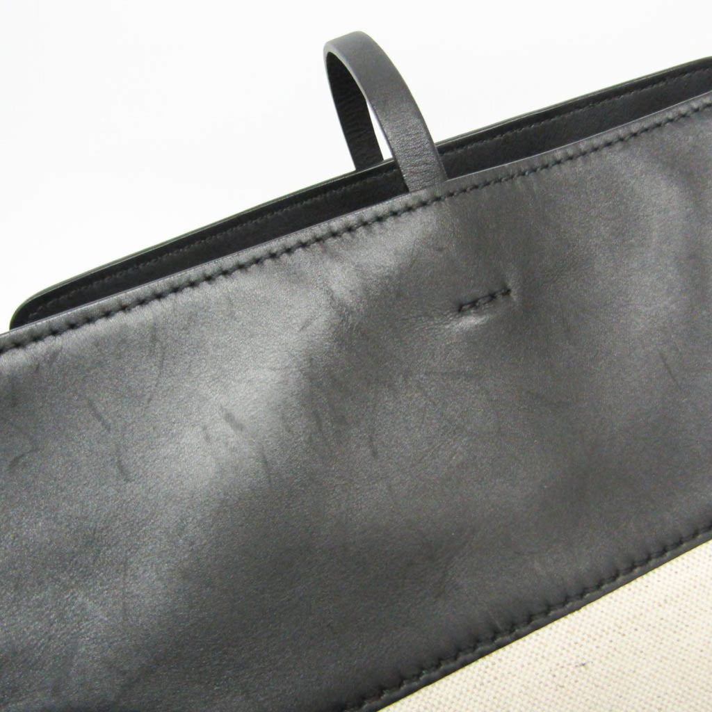Burberry Large Bucket · Canvas & Leather