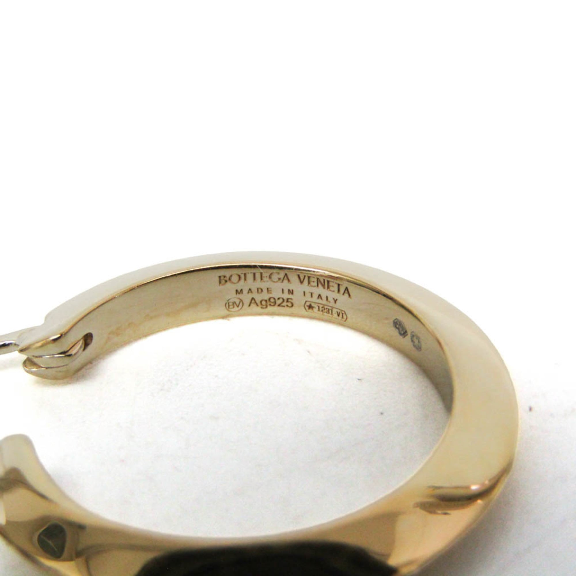 Bottega Veneta Essential · Silver Hoops