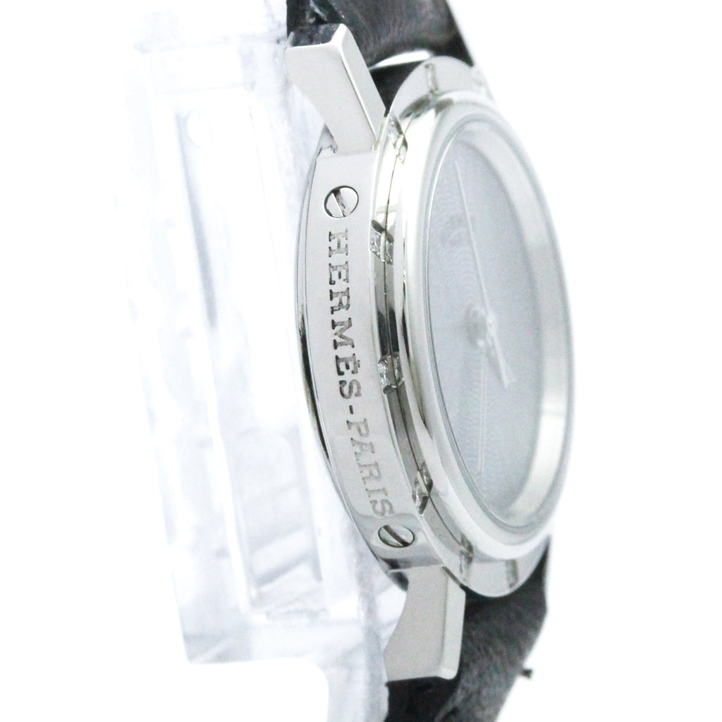 Hermès Clipper · Steel · Mother-of-Pearl