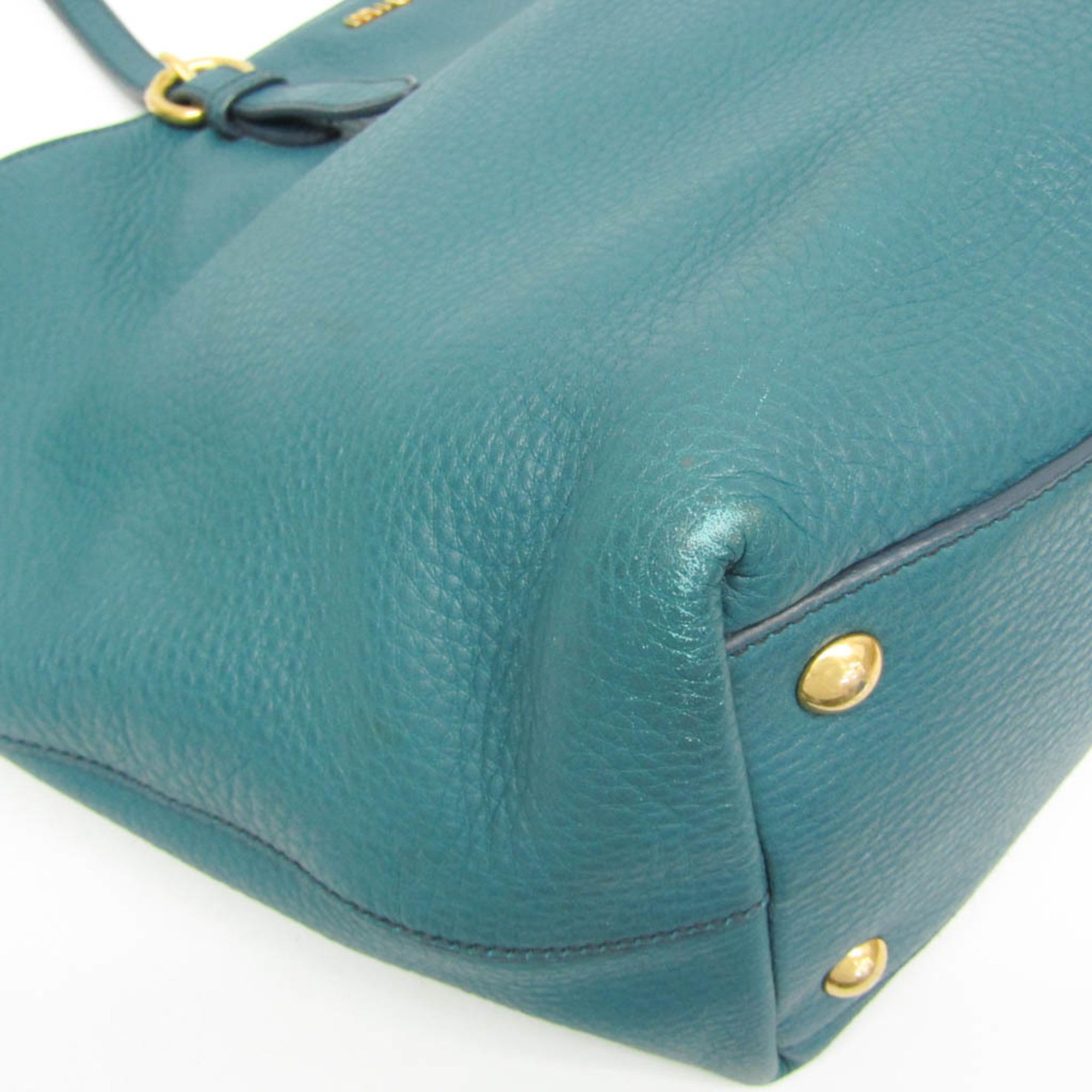Miu Miu Vitello Daino · Leather Tote