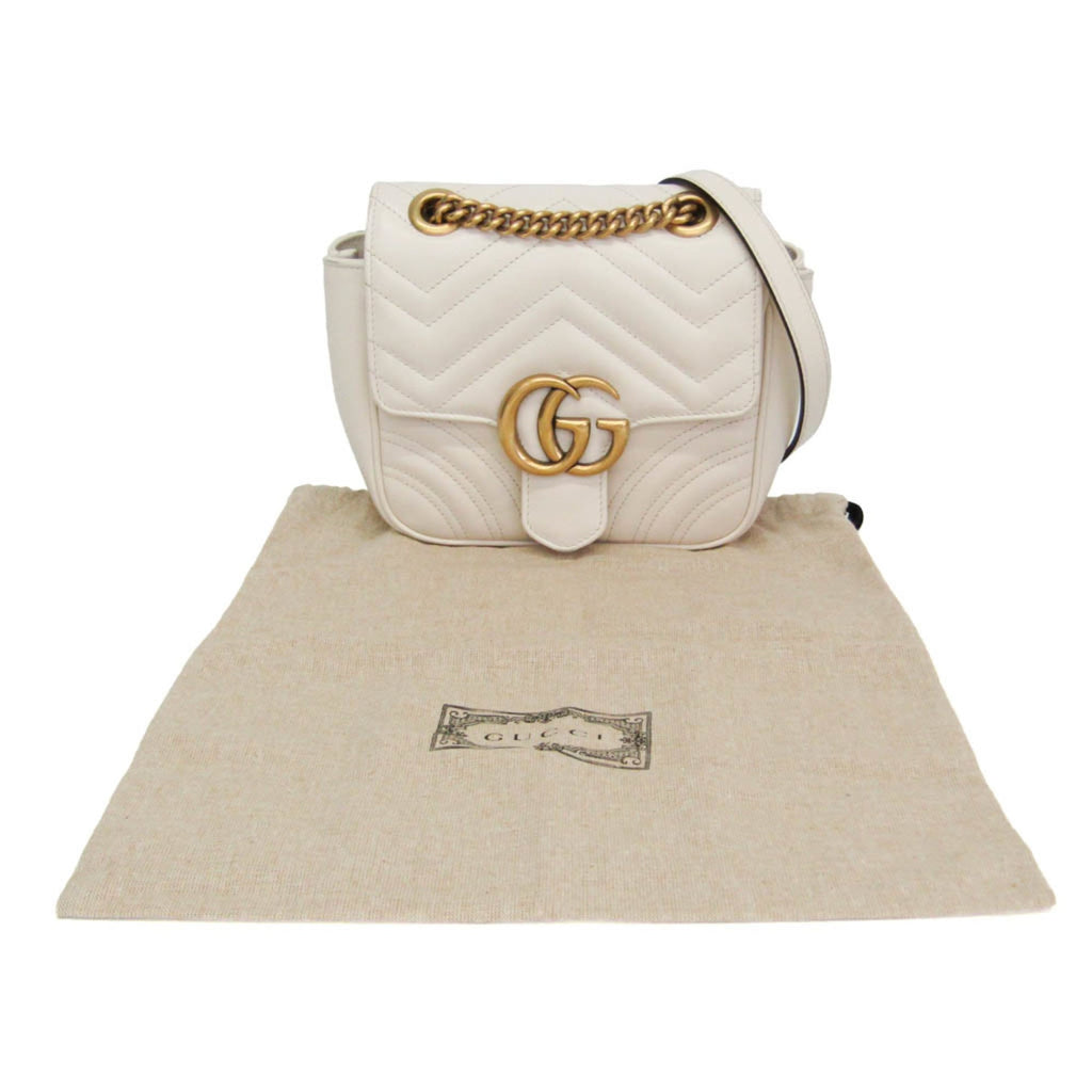 Gucci GG Marmont · Quilted Leather Chain Bag