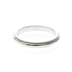 Tiffany Milgrain Band · Platinum