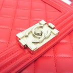 Chanel Boy · Lamb Leather