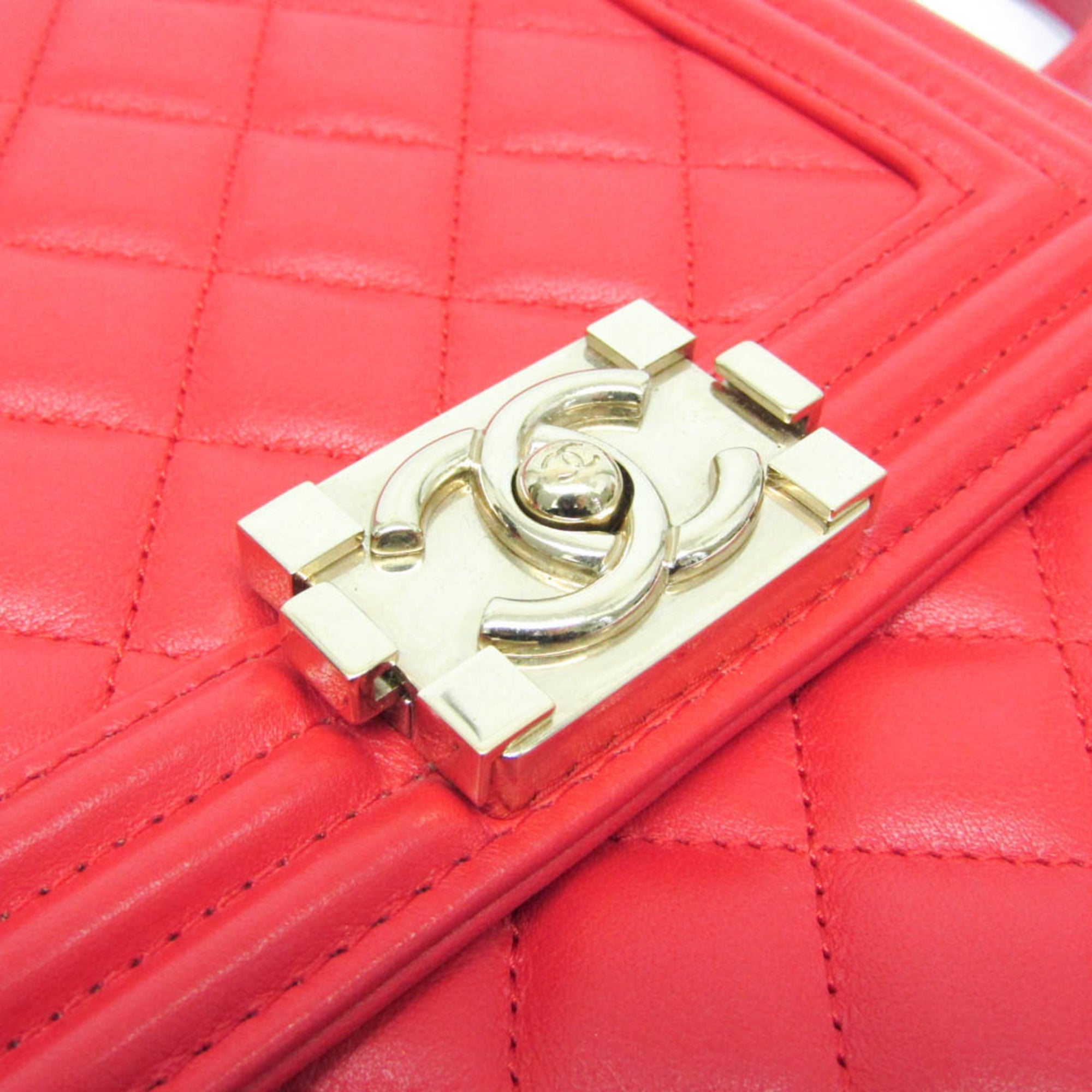 Chanel Boy · Lamb Leather
