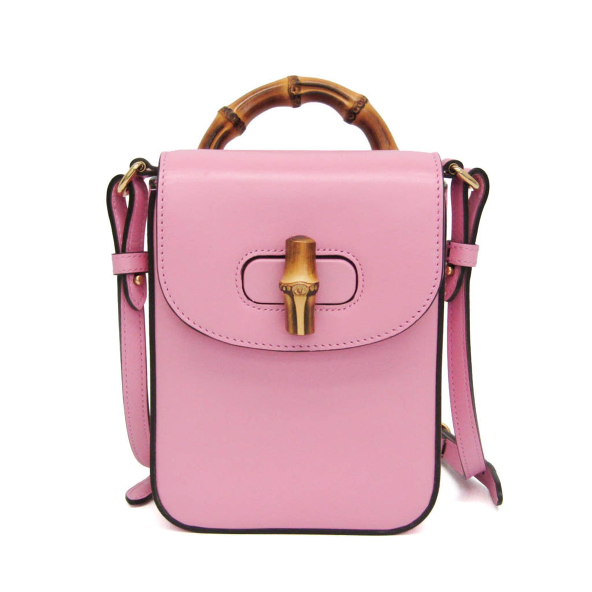 Gucci Bamboo · Leather Backpack