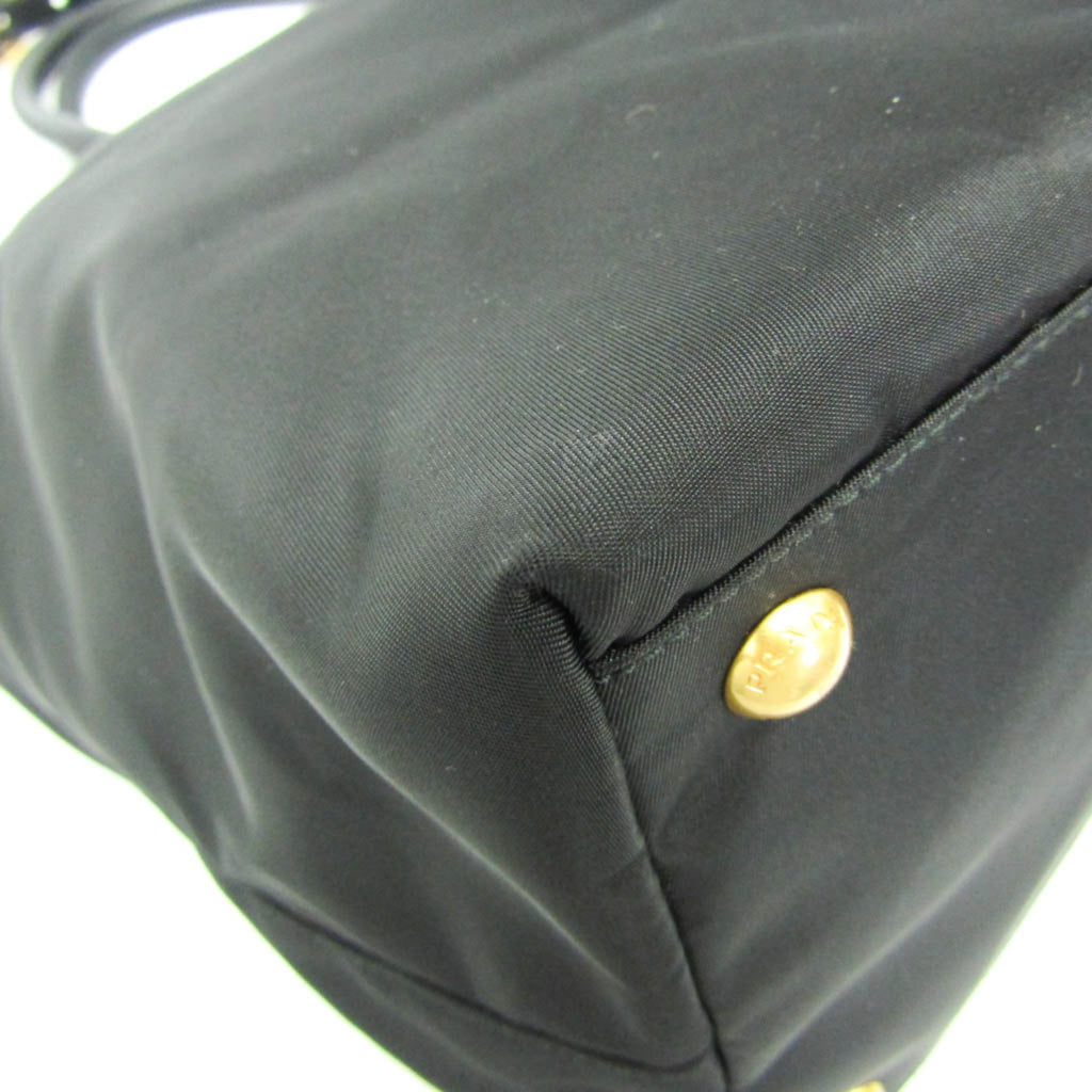Prada · Nylon & Leather Tote
