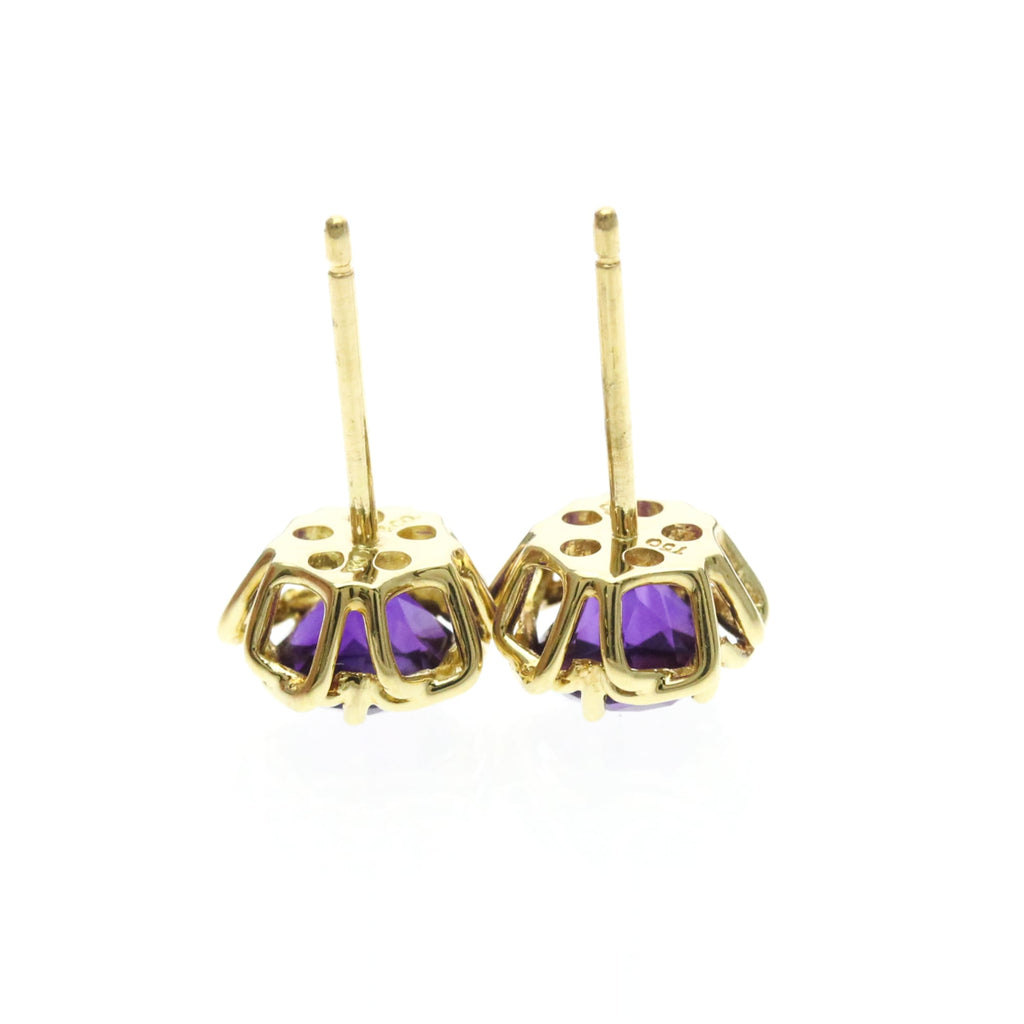 Tiffany Amethyst Studs · 18K Yellow Gold