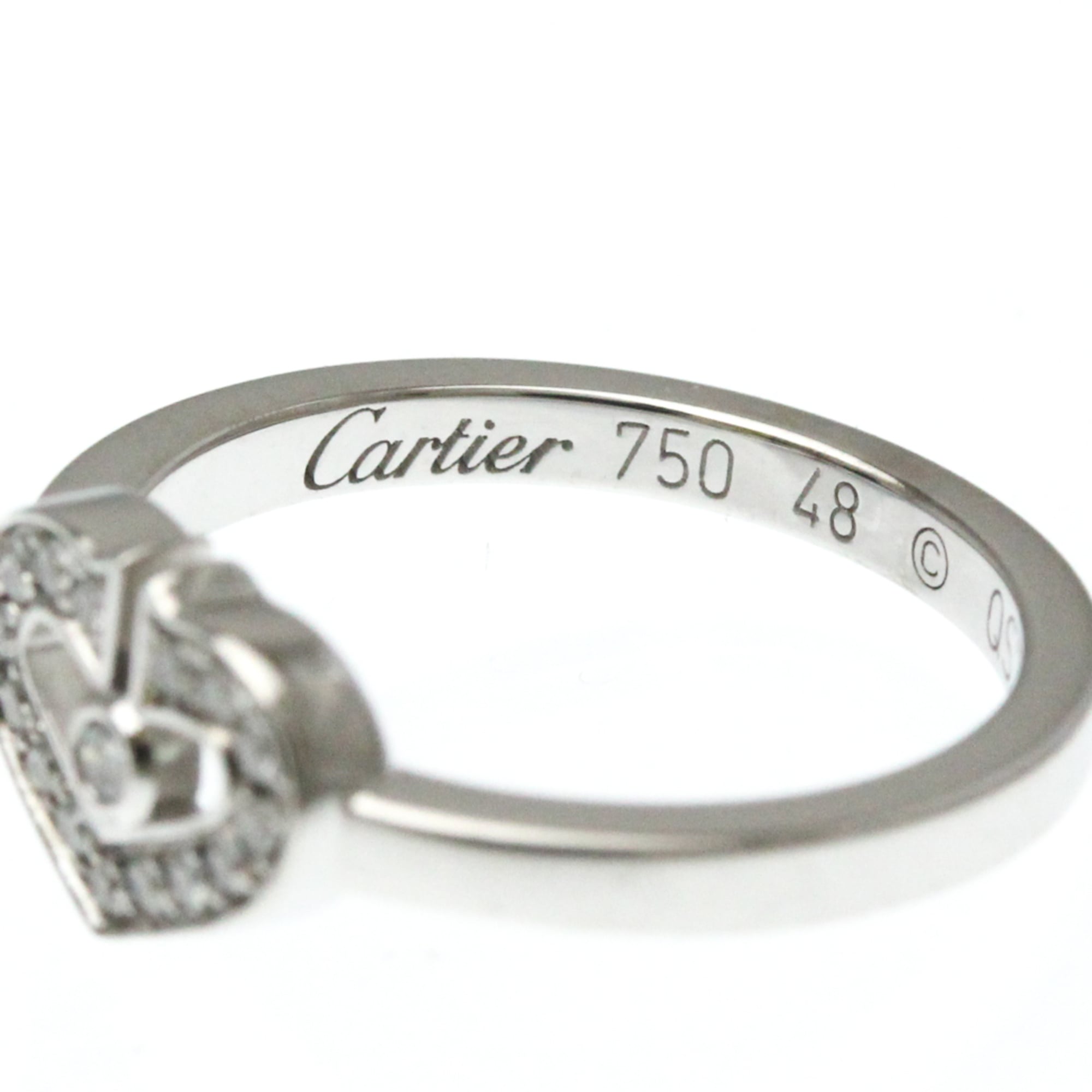 Cartier C Heart · Diamond · 18K White Gold