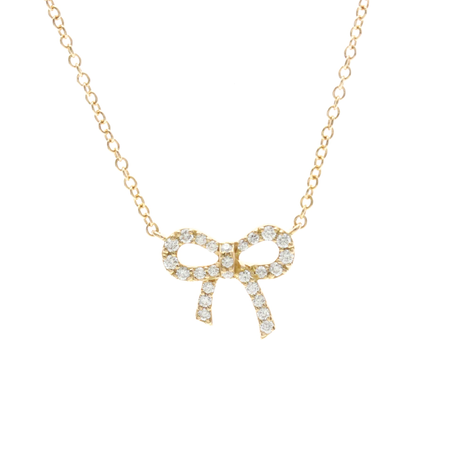 Tiffany Metro Bow · Rose Gold · Diamond