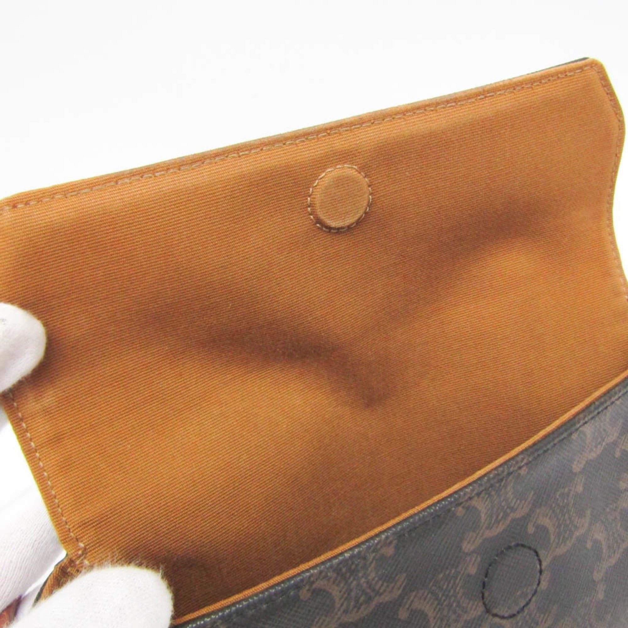 Celine Triomphe Triangle · Coated Canvas