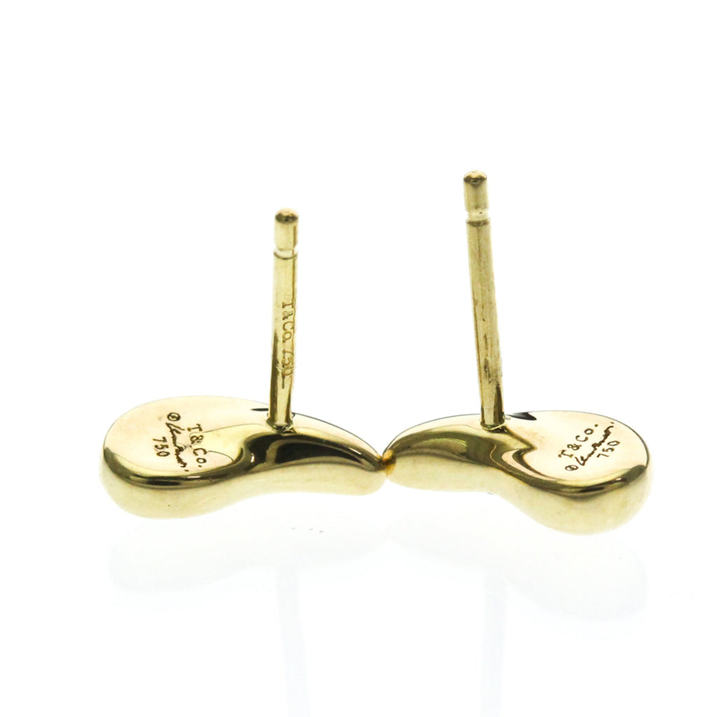 Tiffany Teardrop Studs · 18K Yellow Gold