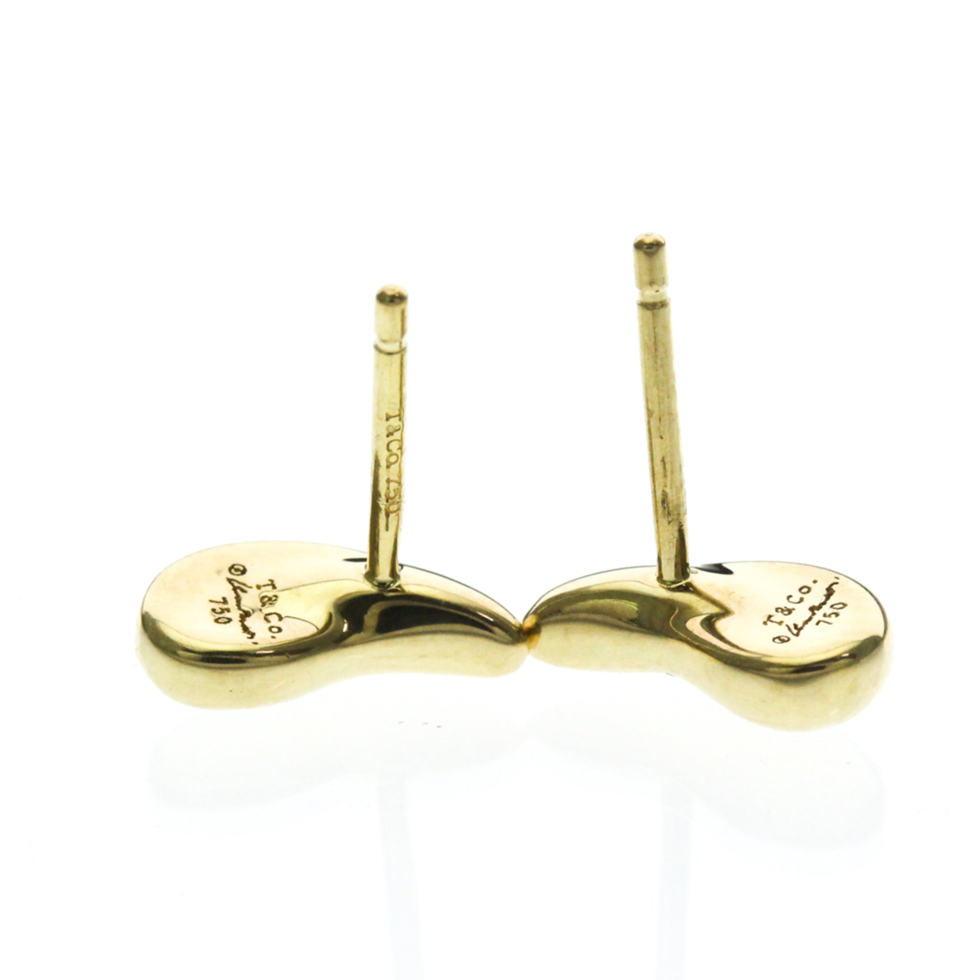 Tiffany Teardrop Studs · 18K Yellow Gold