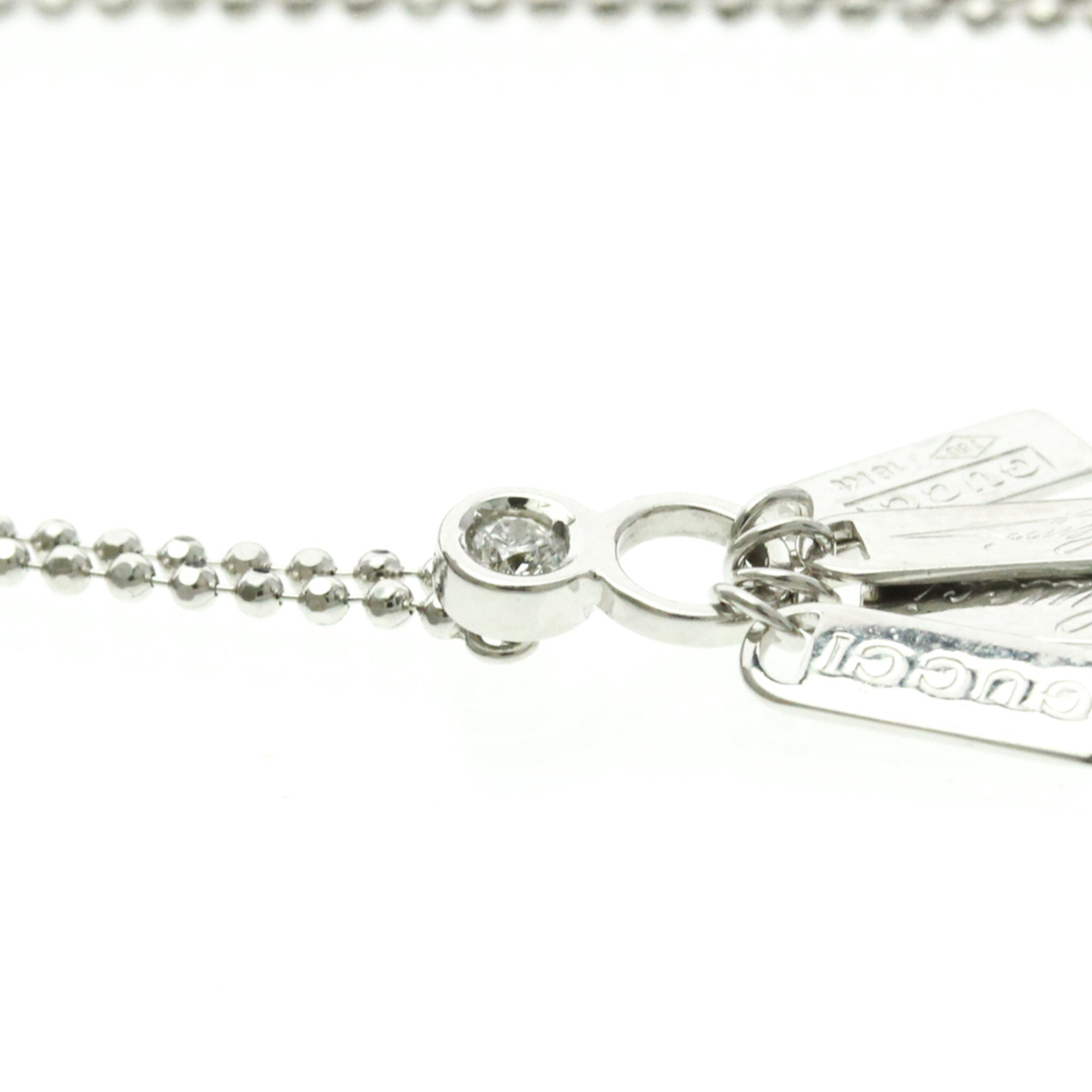 Gucci Diamond Tag · 18K White Gold
