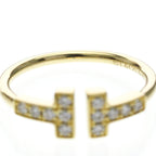Tiffany T Wire · 18K Yellow Gold · Diamond
