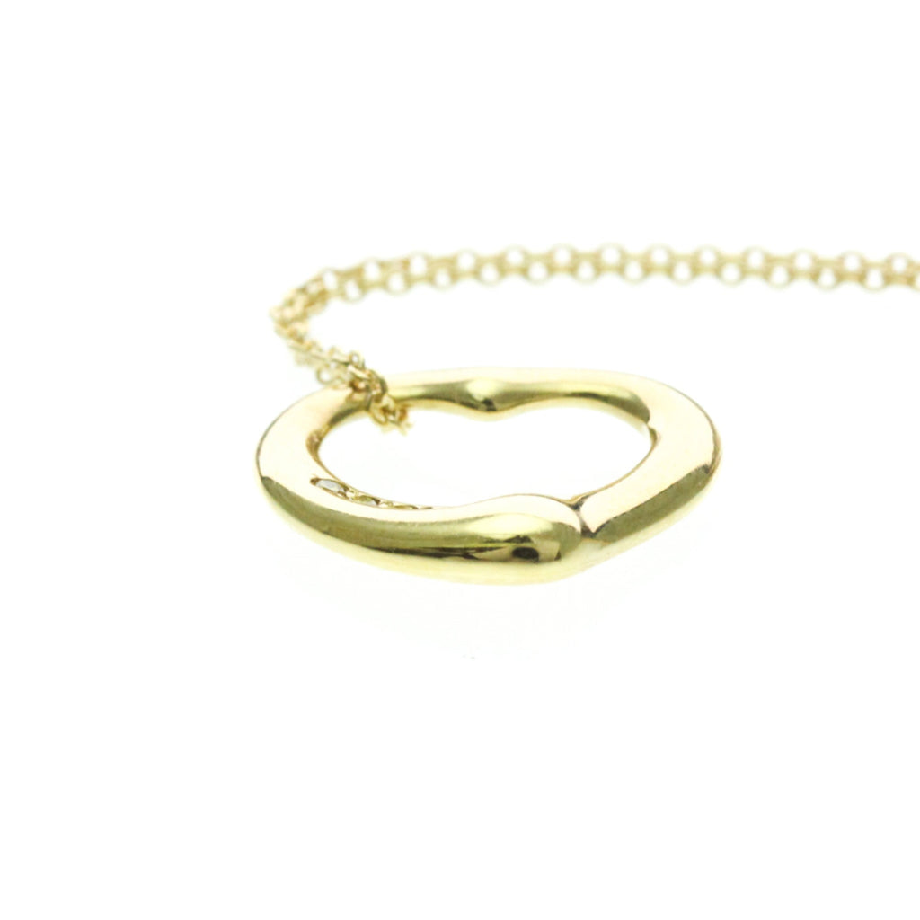 Tiffany Open Heart · 18K Yellow Gold · Diamond