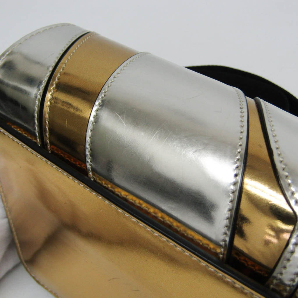 Marni Trunk Mini · Metallic Leather