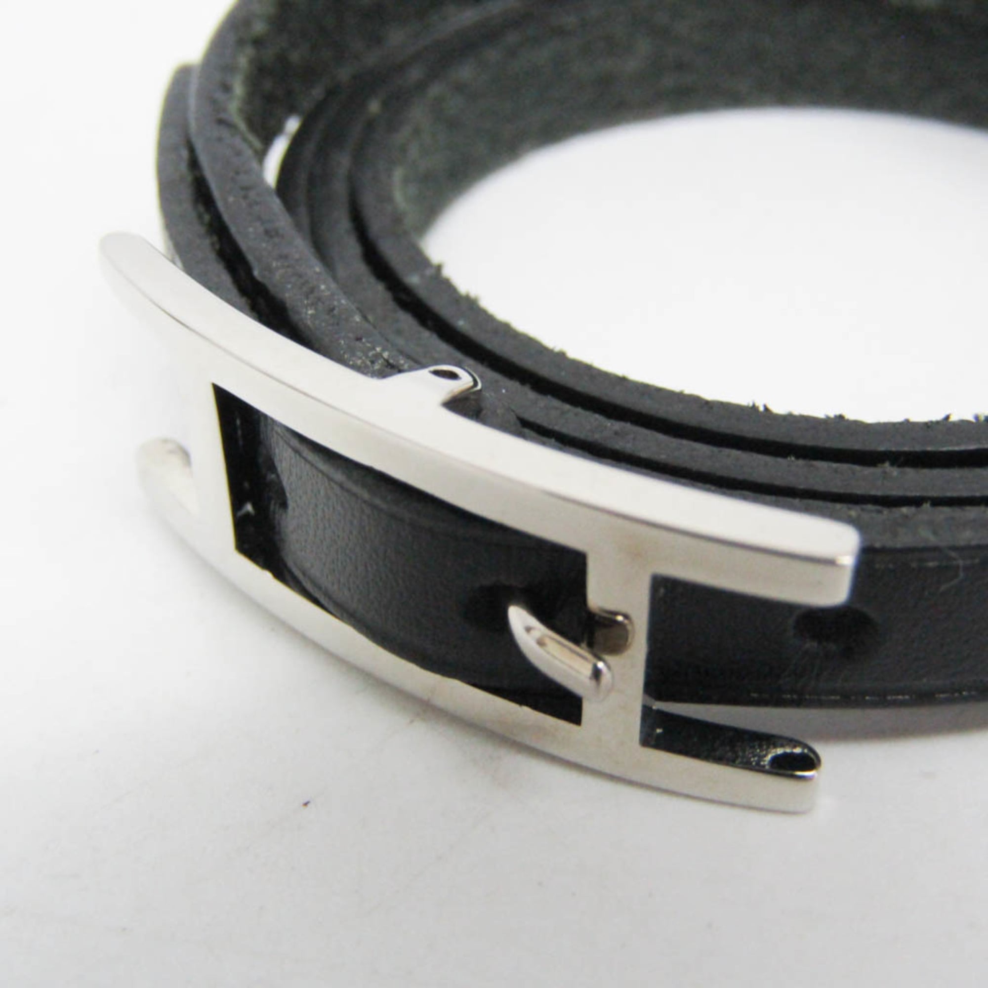 Hermès Hapi · Choker Bangle · Leather