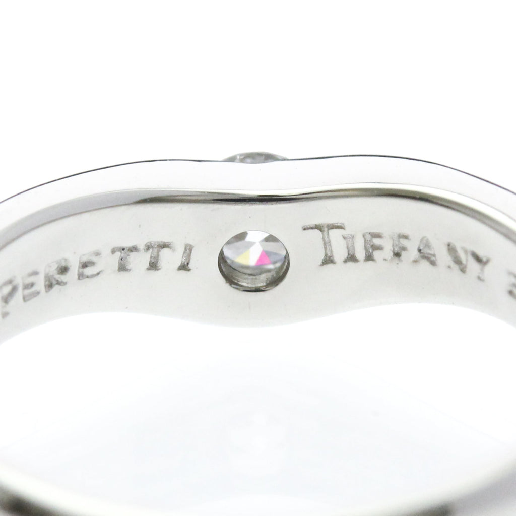 Tiffany Curved Band · Platinum · Diamond