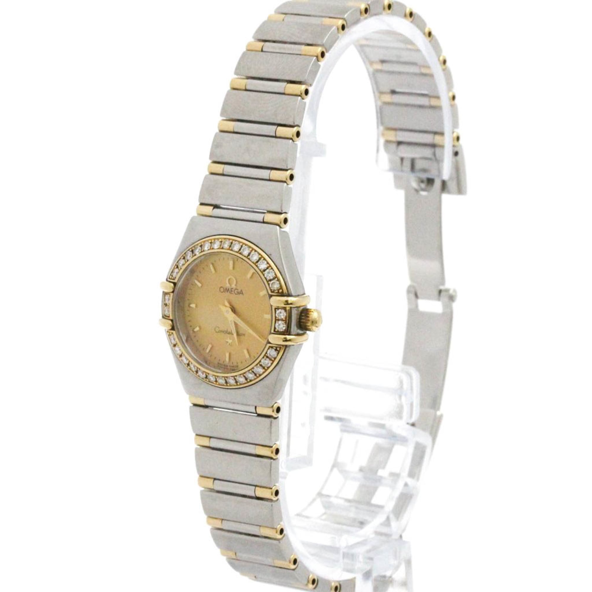 Omega Constellation · Diamond · Steel & Gold