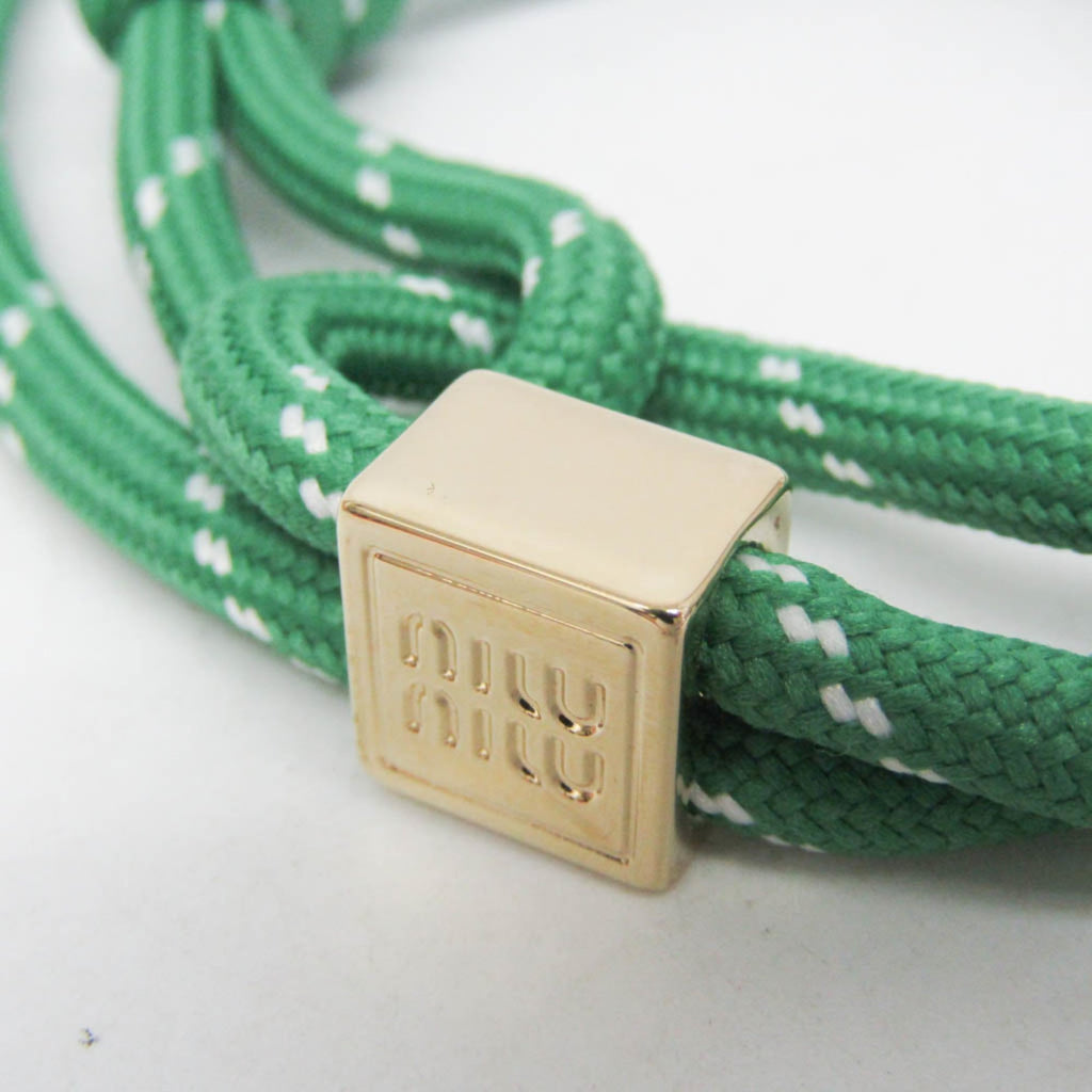 Miu Miu Logo Cord · Adjustable Bracelet