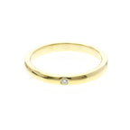 Tiffany Stacking Band · 18K Yellow Gold · Diamond