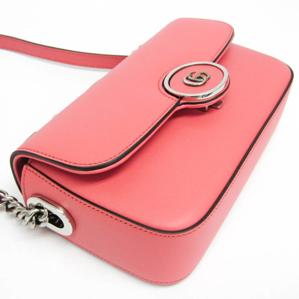 Gucci Double G · Leather Shoulder Bag
