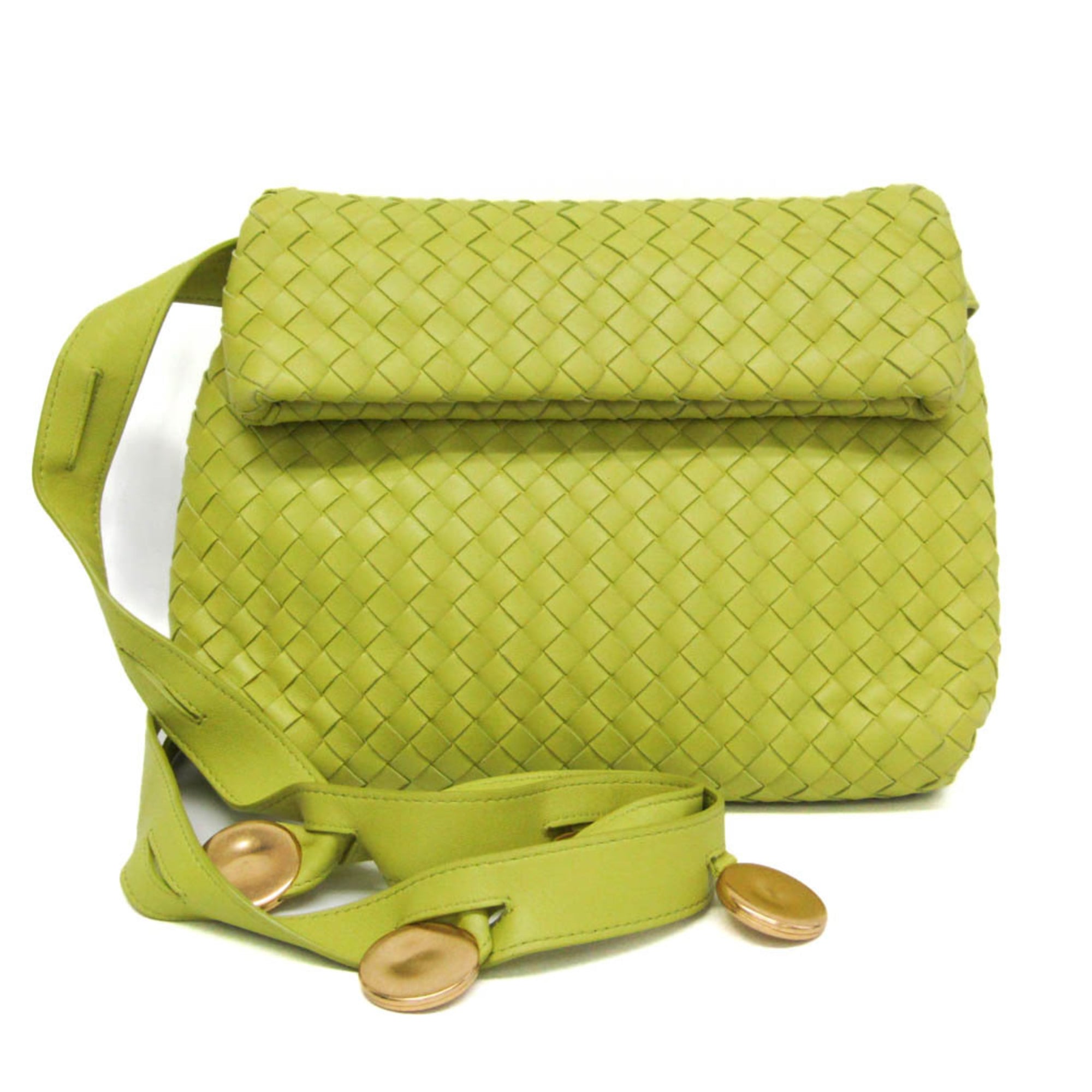 Bottega Veneta Intrecciato Fold · Leather