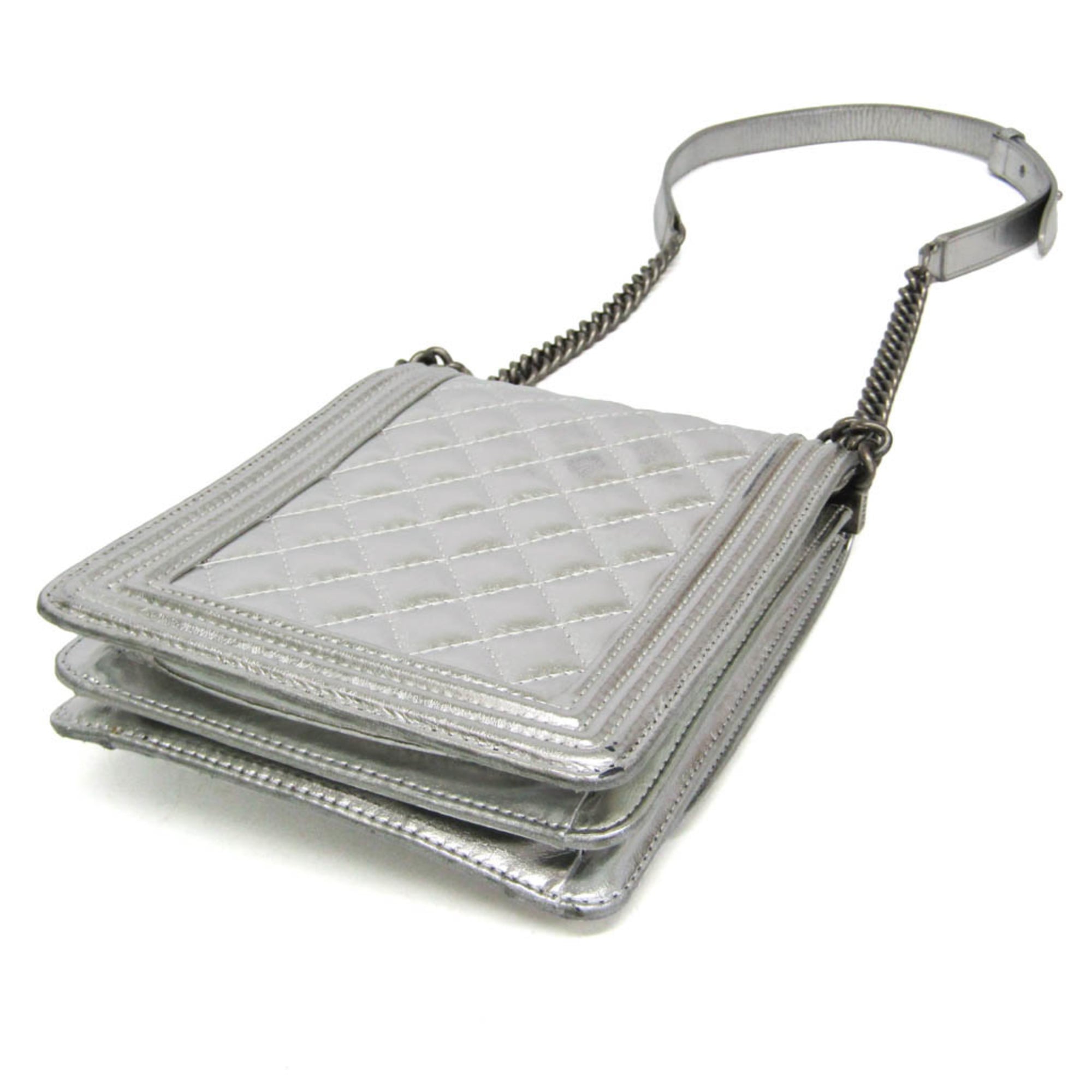 Chanel Boy · Metallic Calfskin