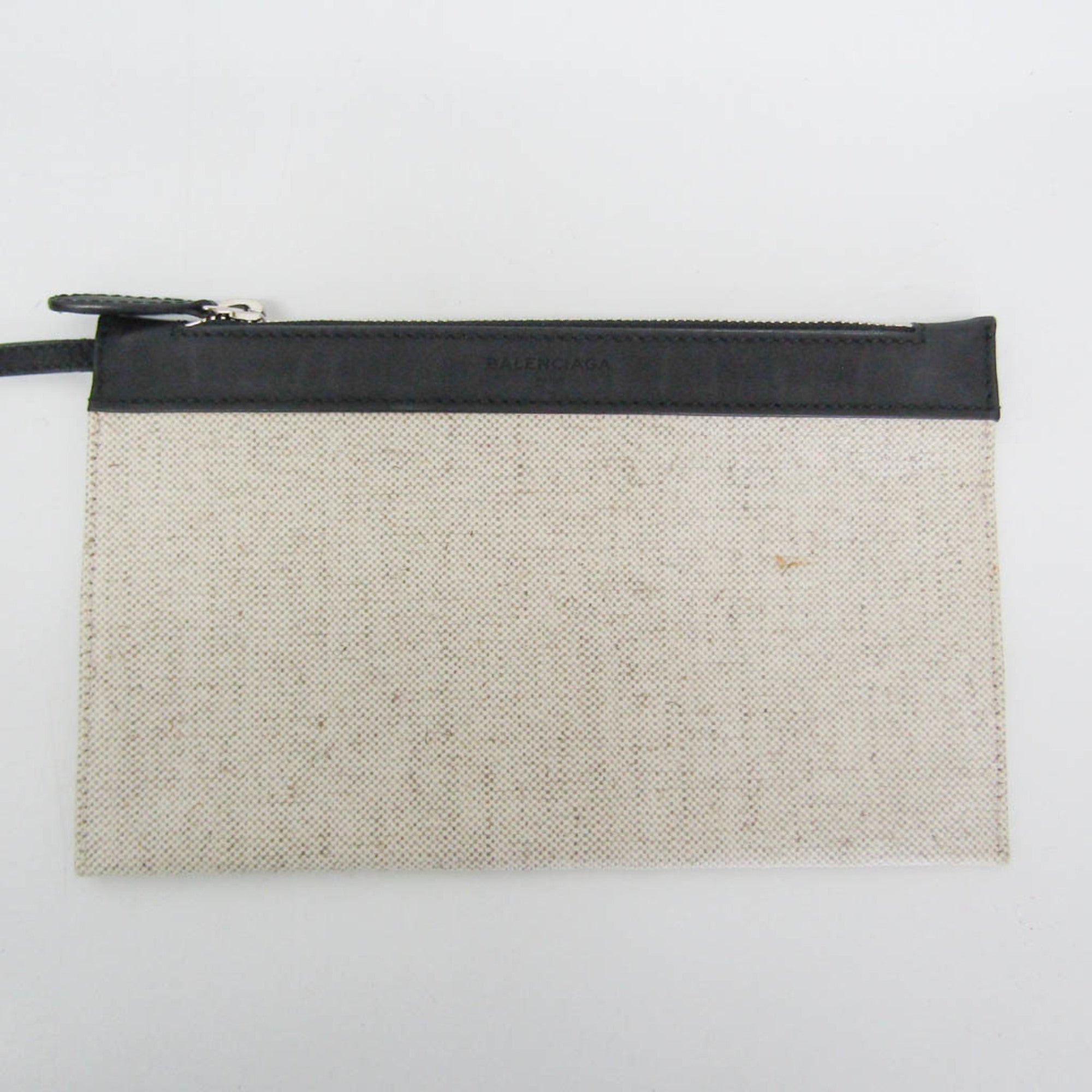 Balenciaga Navy Cabas · Striped Canvas