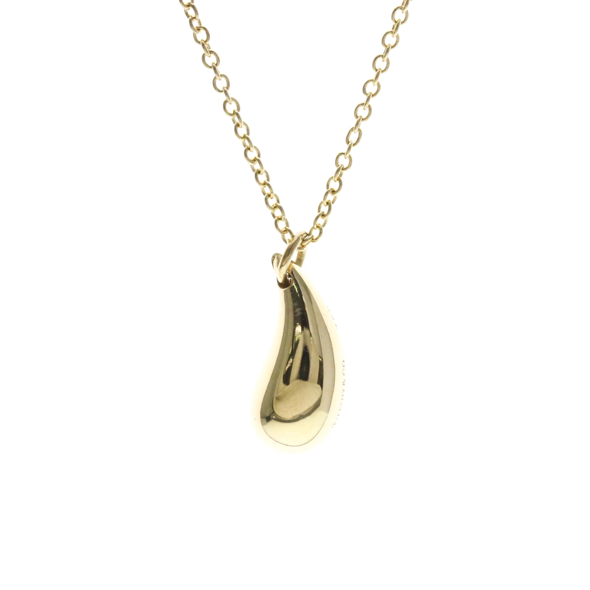 Tiffany Teardrop · 18K Yellow Gold