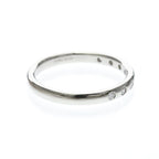 Tiffany Stacking Band · 8 Diamonds · Platinum