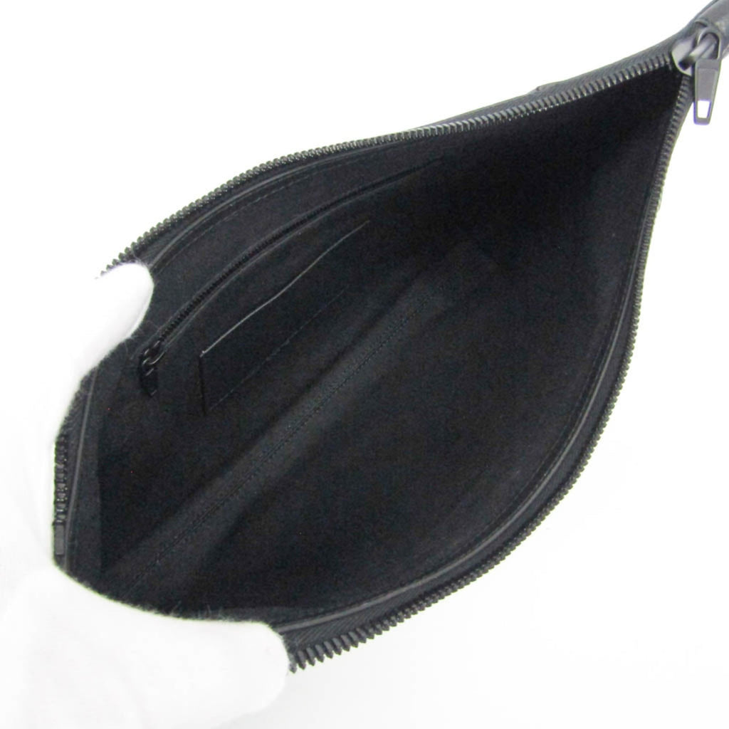 Balenciaga Hourglass · Leather Clutch