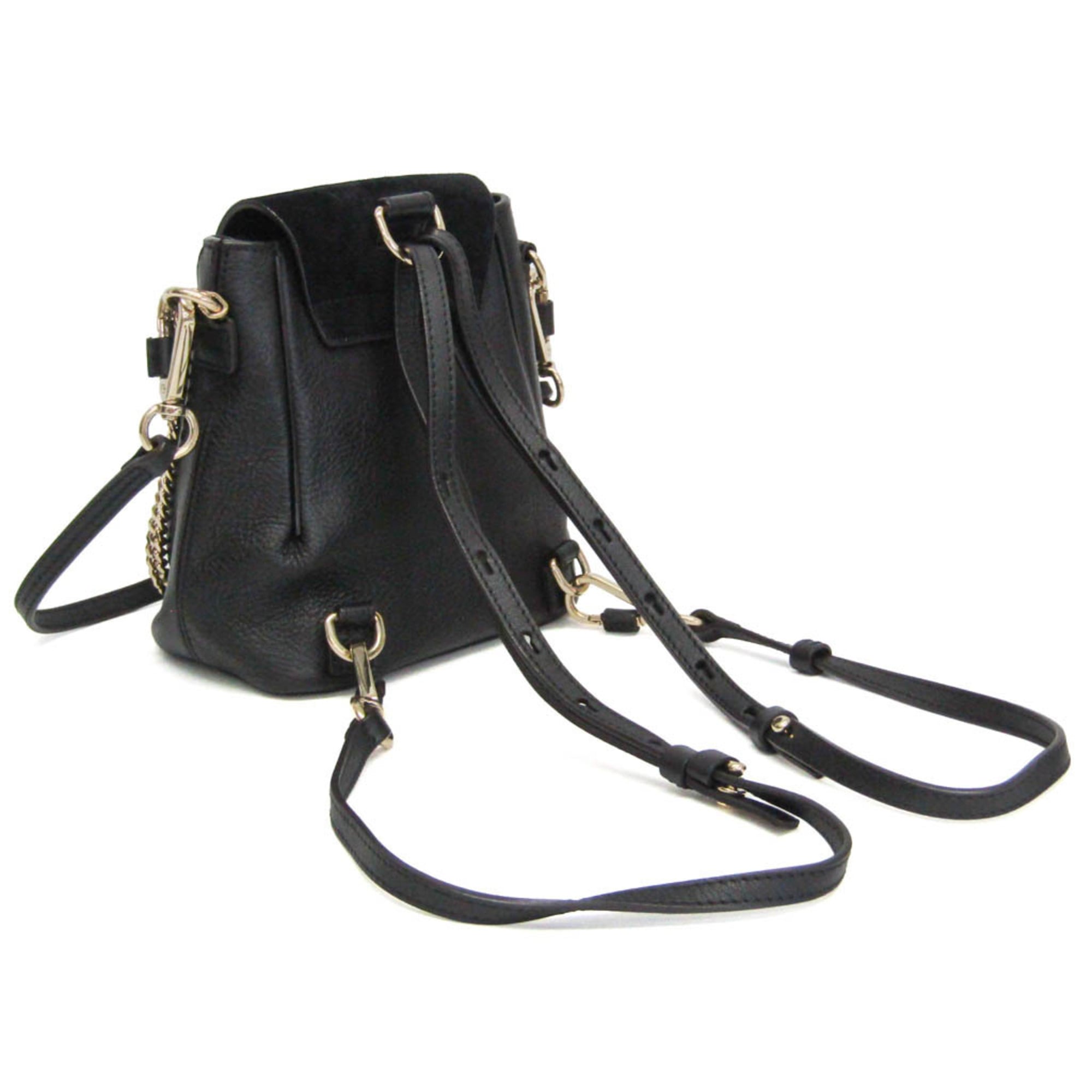 Chloé Faye Mini · Backpack · Leather & Suede