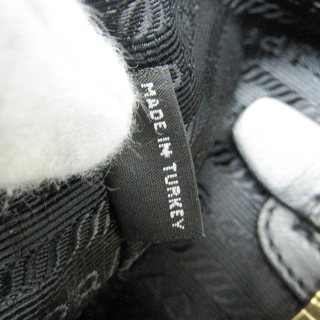 Prada Logo Jacquard · Leather