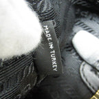 Prada Logo Jacquard · Leather