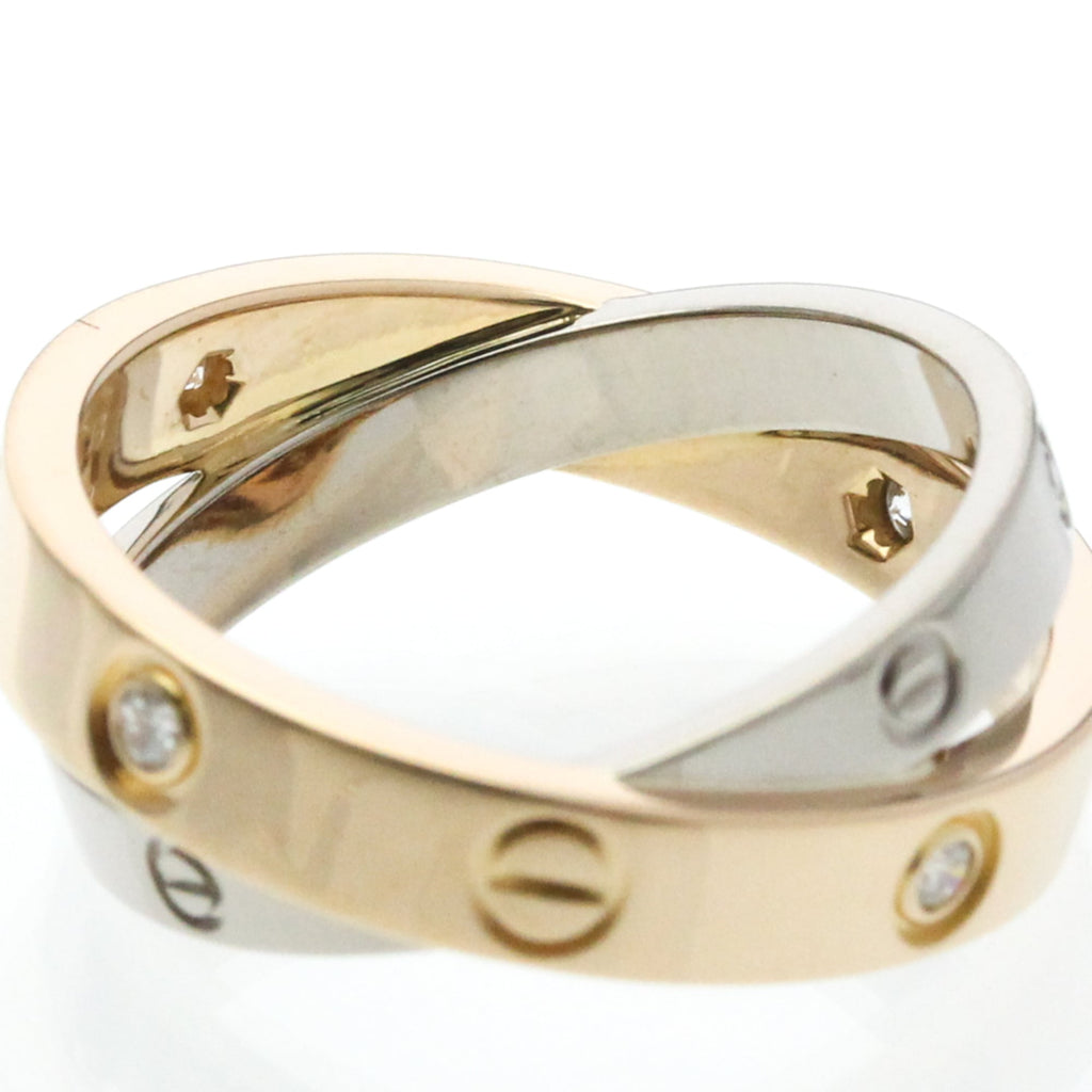 Cartier Be Love · Half Diamond · Two-Tone Gold