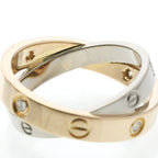 Cartier Be Love · Half Diamond · Two-Tone Gold