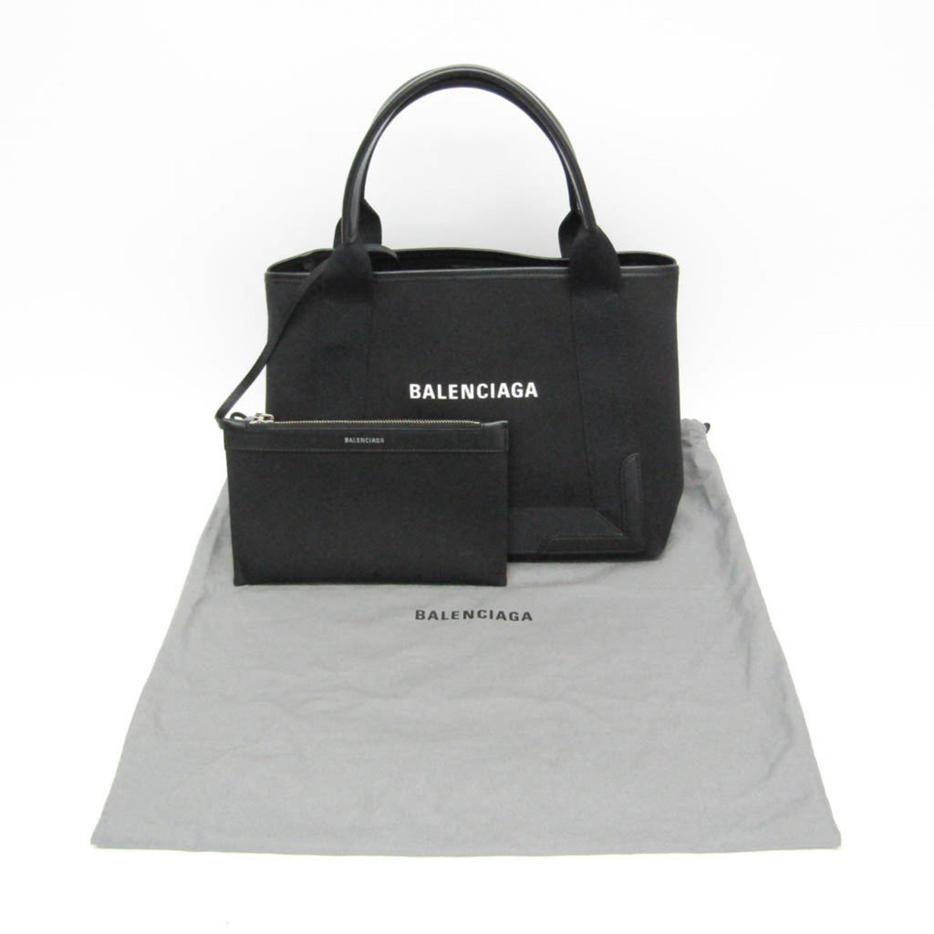 Balenciaga Navy Cabas S · Canvas Tote
