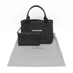 Balenciaga Navy Cabas S · Canvas Tote