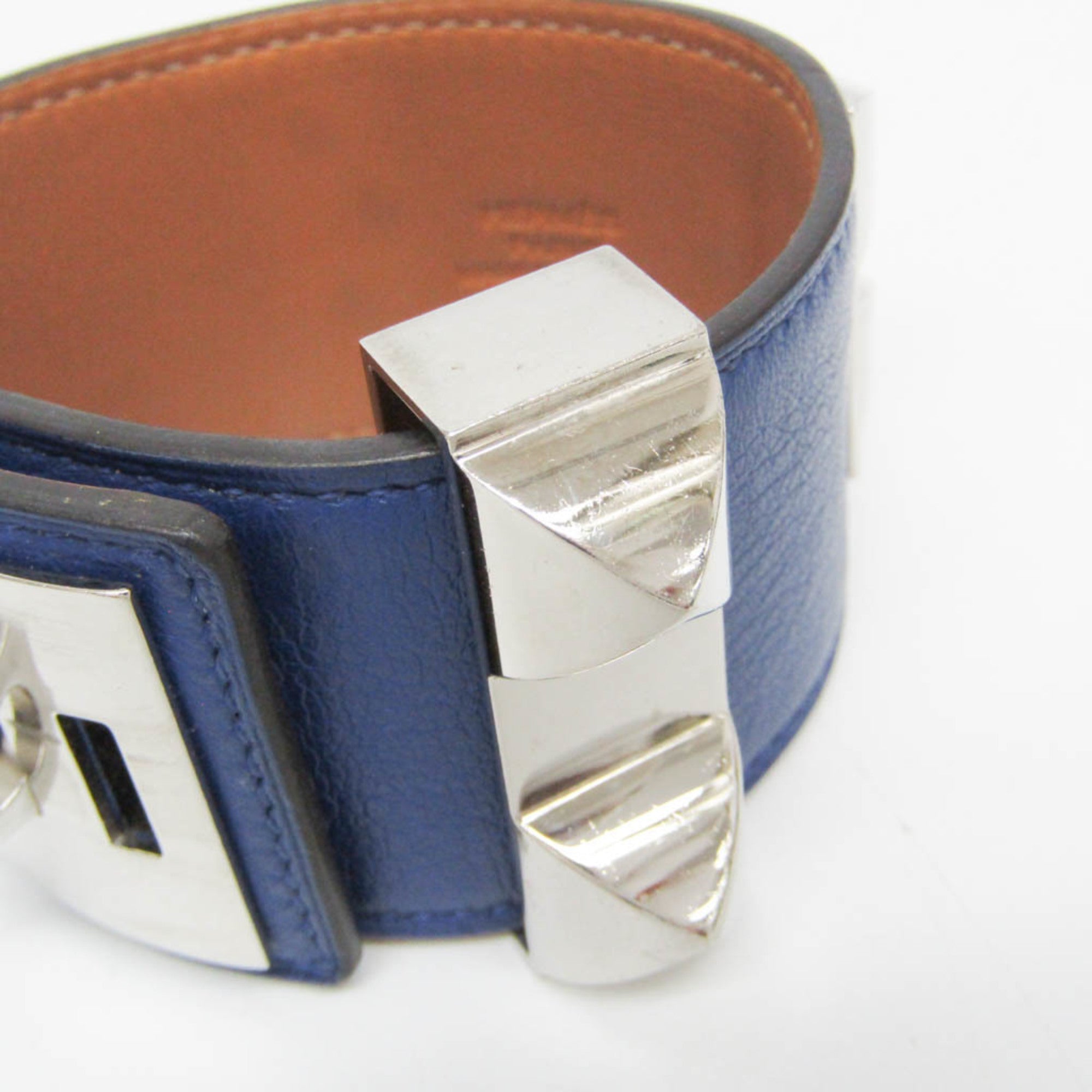Hermès Collier de Chien · Bleu Saphir