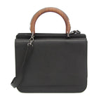 Max Mara Wooden Handle Flap Bag