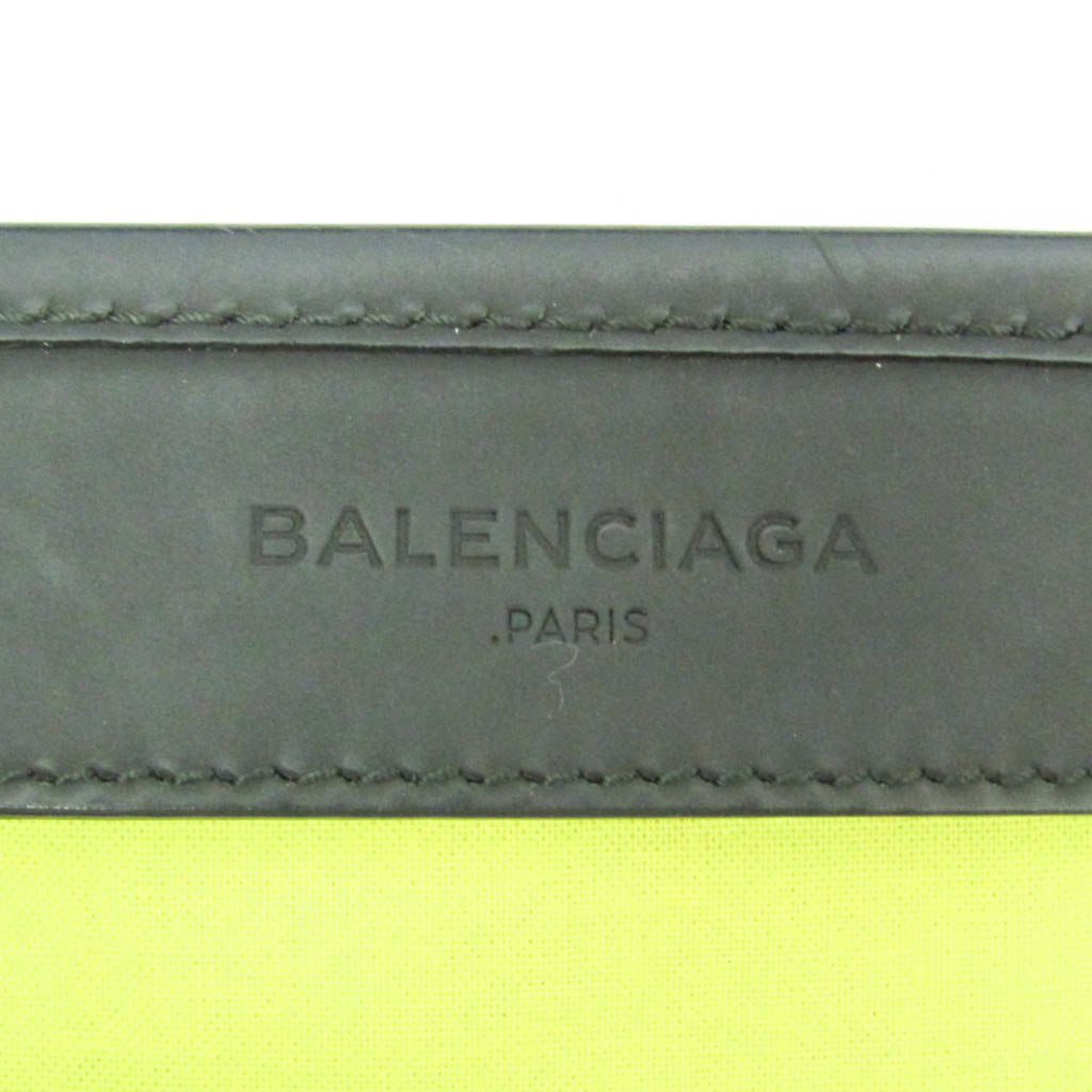 Balenciaga Navy Cabas · Striped Canvas