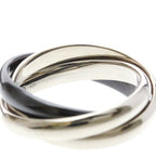 Cartier Trinity · 18K White Gold & Ceramic