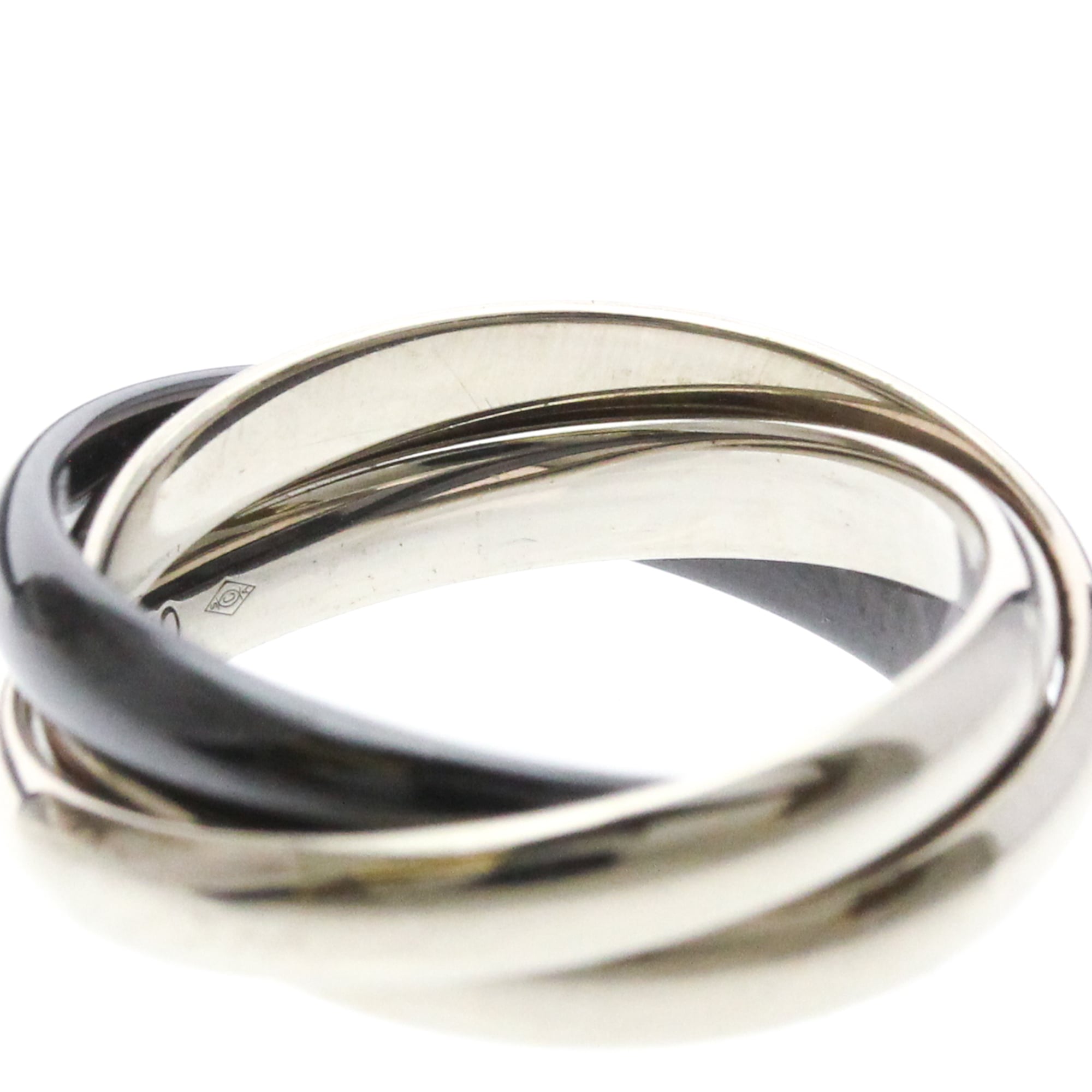 Cartier Trinity · 18K White Gold & Ceramic