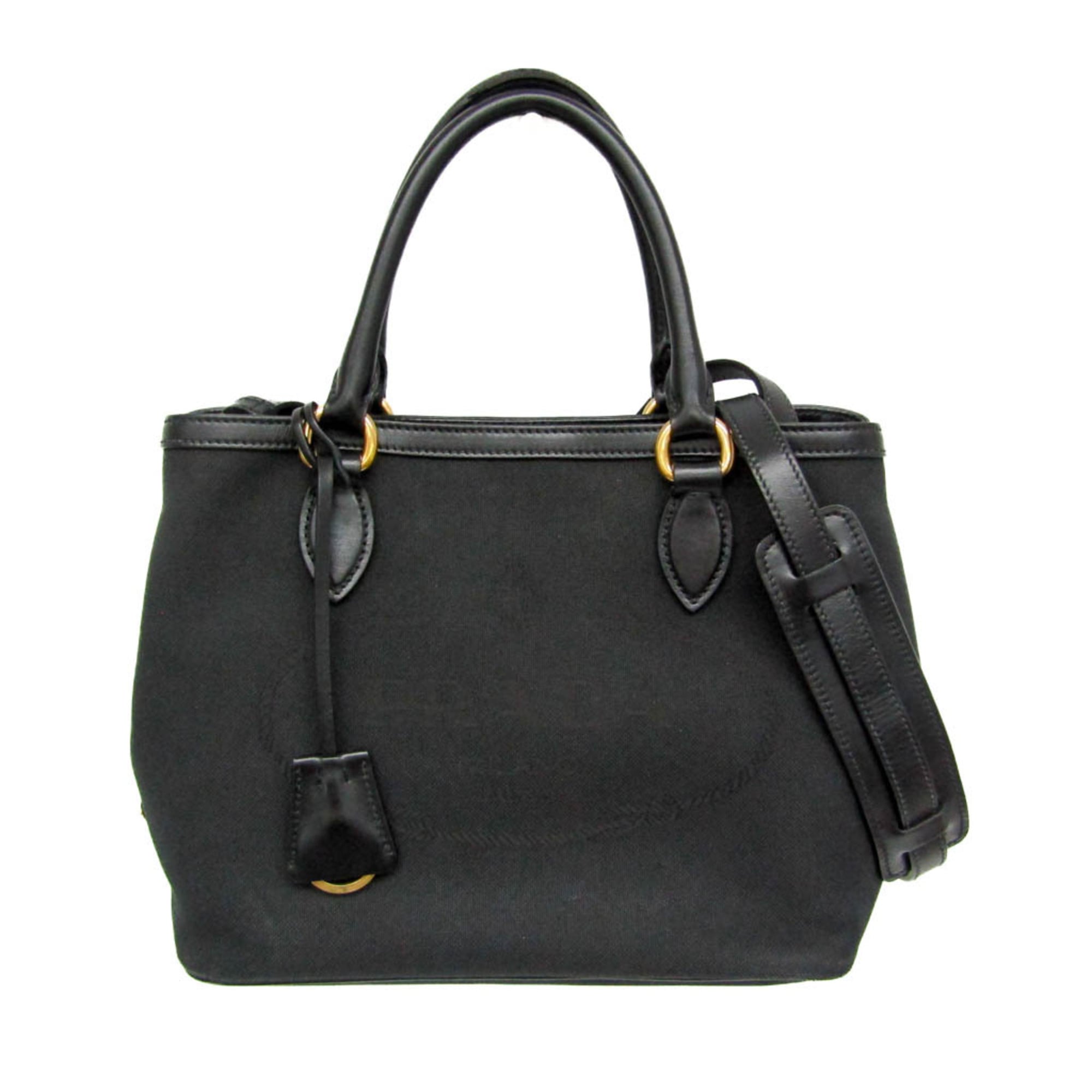 Prada Logo Jacquard · Leather